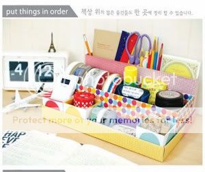 DIY Paper Storage Box Pencil Case Sundries Collector Container Holder 