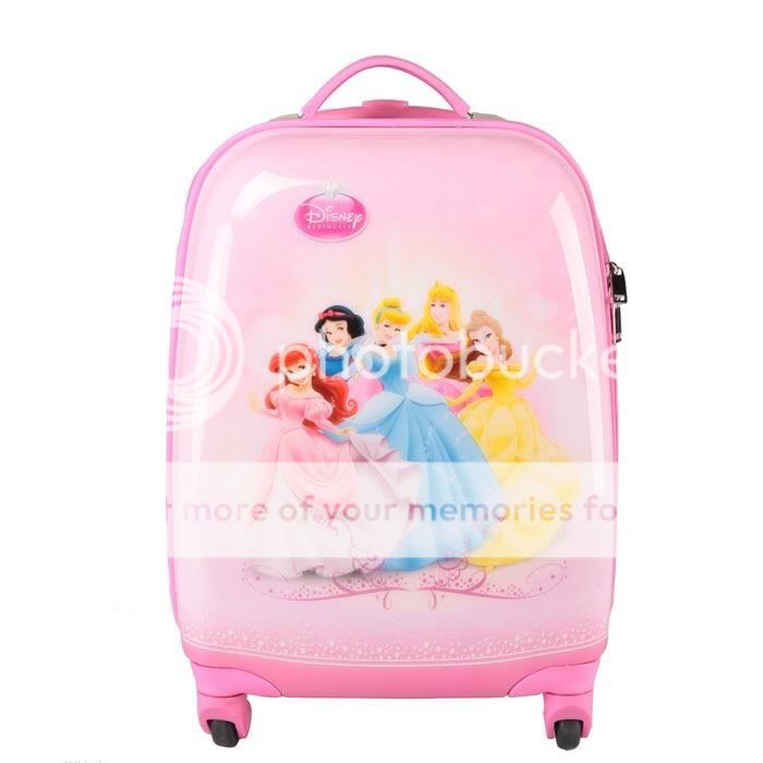 Disney Princess 18 Luggage Bag Baggage Trolley Roller  