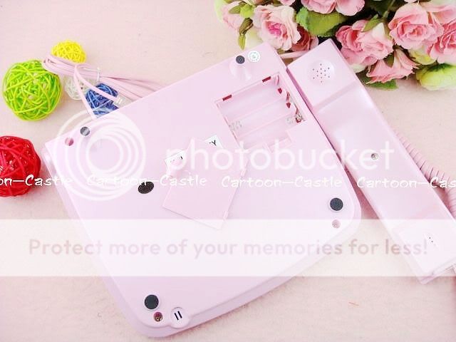 HelloKitty Caller ID Telephone Home Phone Telephone Phone Pink 1pc 