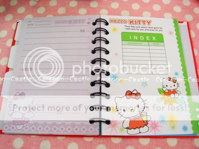 Hello Kitty Agenda Journal Notebook Diary Notepad 27730  