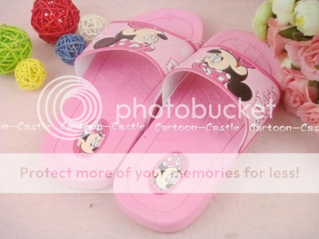 Minnie Mouse Shoes Sandals Slippers Pink 16551  