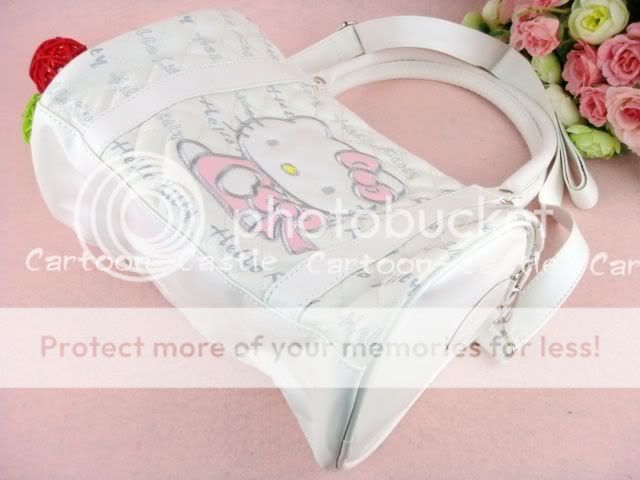 HelloKitty Hand Tote Shoulder Messenger Bag White 2446  