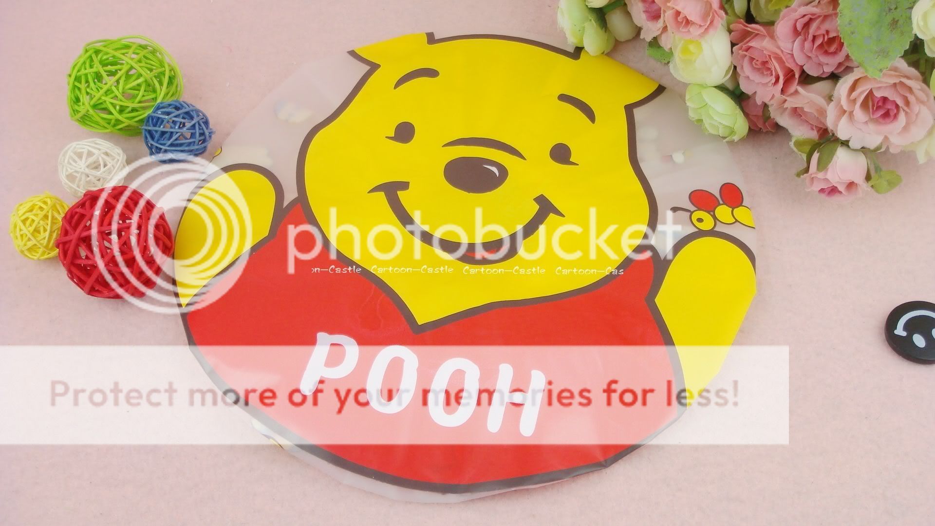 Winnie The Pooh Bath Shower Cap Bathing Hat  