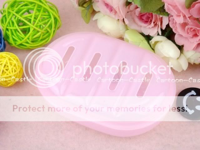 Hello Kitty Plastic Soap Case Dish Holder Pink  