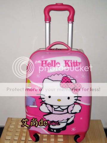 HelloKitty 18 Reisekoffer Trolley Hartschalen Koffer Pink