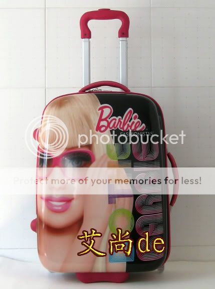 Barbie 18 Luggage Bag Baggage Trolley Roller 33858  