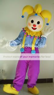 Clown Mascot Costume Outfit Suit Fancy Dress SKU 10332659151  