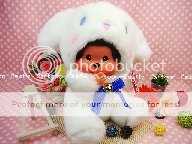 Monchichi Dressing Cinnamoroll Plush Doll Stuffed Toy