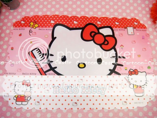 Hello Kitty Table Mat Placemat Plastic  