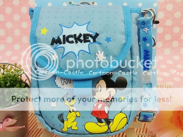 Mickey Mouse DC Digital Camera Case Bag w/ Lanyard 1973  