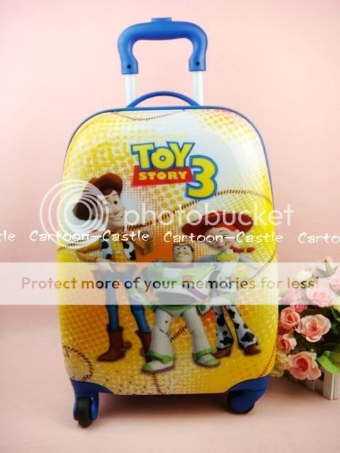 Toy Story 3 Luggage Bag Baggage Trolley Roller  