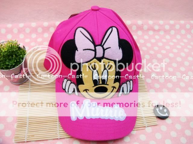 Minnie Mouse Girl Hat Baseball Cap Visor Pink 20155  