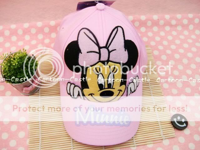 Minnie Mouse Girl Hat Baseball Cap Visor Pink 20154  