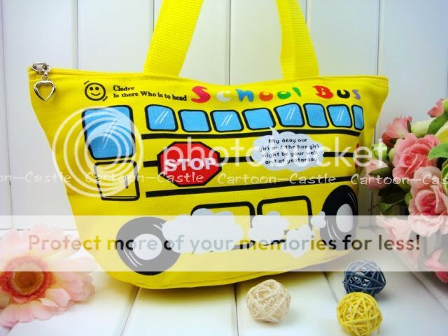 Magic School Bus Shoulder Shopping Bag Handbag Tote 213  