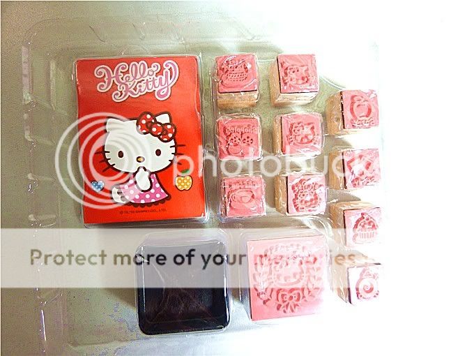 Hello Kitty Stamps Stampers Seals Stamppad Inkpaste 229  