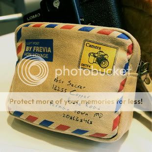 Leather Camera Bag Cosmetic Pouch Pocket Coin Purse 231  