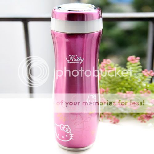 HelloKitty Sports Water Bottle Stainless Vacuum Heat Proof Cup 450ML 