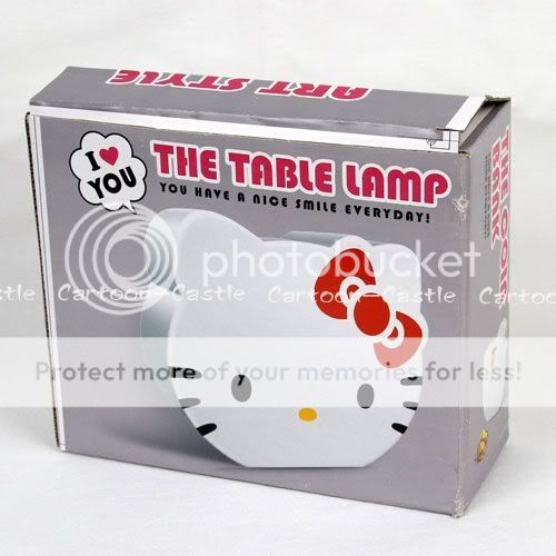 Hello Kitty Face Desktop Plastic Light Lamp Piggy Box 2  