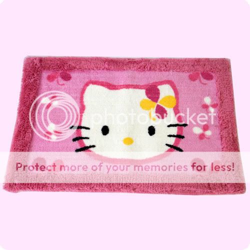 Hello Kitty Tuermatte Fussmatte Schmutzfangmatte Schmutzmatte pluesch