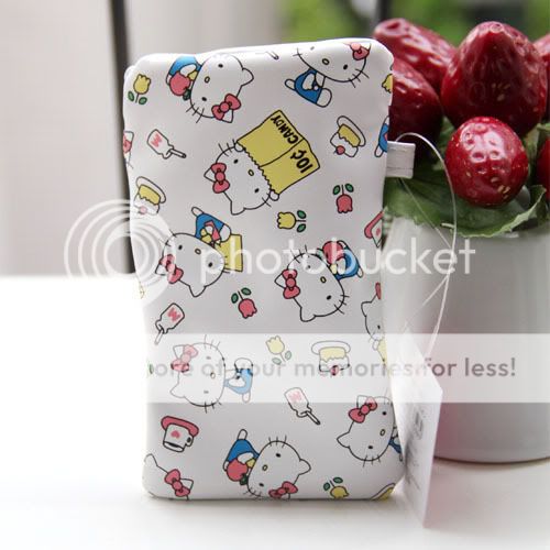Hello Kitty Cellphone Moible iPhone Case Pouch White 30  