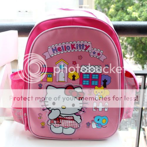 HelloKitty Mini Backpack Rucksack School Bag Pink 3086  