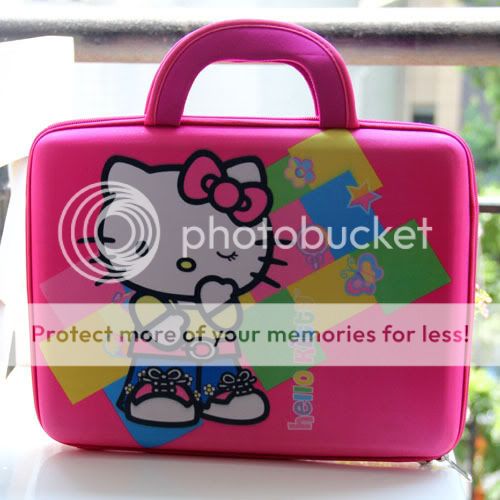 HelloKitty 14 PC Laptop Computer Case Bag Holder 3669  