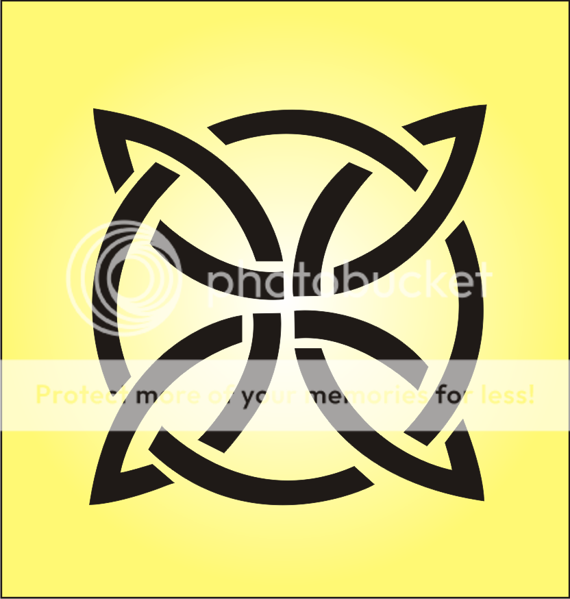 New Stencil #S169 ~ 2 Celtic Circle Knot, paint this fun shape for 