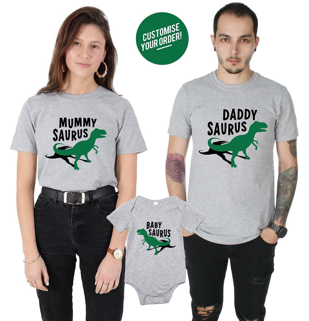 daddysaurus babysaurus t shirt