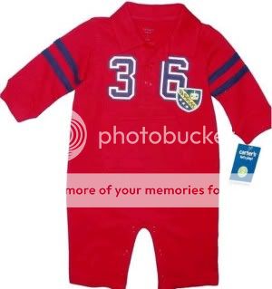 NWT BABY BOY CARTERS JUMPSUIT CREEPER OUTFIT ROMPER 1pc  