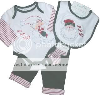 XMAS HOLIDAY OUTFIT PIECE SET BABY GIRL BOY NWT TWINS ?  