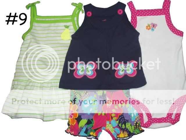 PIECE SETS BABY GIRLS OUTFIT MIXED LOT INFANTS SUMMER PLAY 